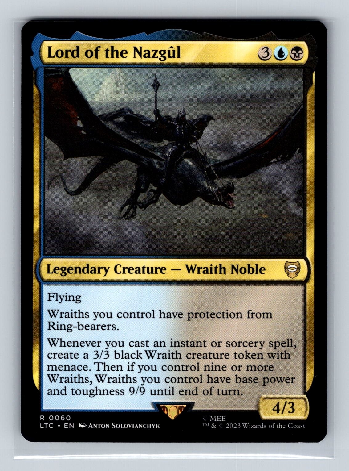Lord of the Nazgul 60 R Commander: LOTR: Tales of Middle-earth MTG