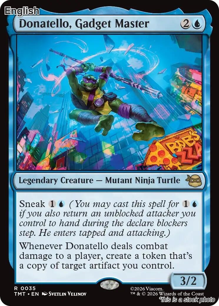 Magic Donatello, Gadget Master 35 Rare Teenage Mutant Ninja Turtles NM