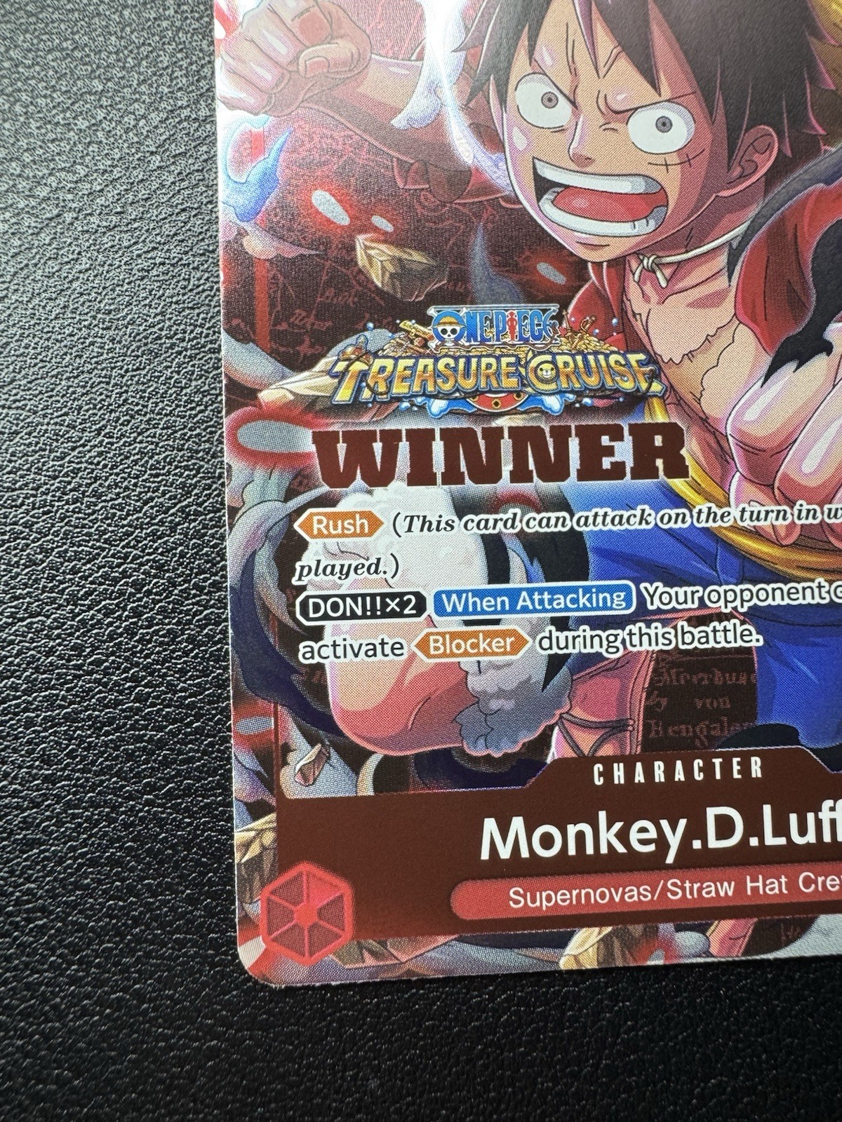 Monkey D. Luffy WINNER Anniversary Promo Alt Art ST01-012 One Piece TCG