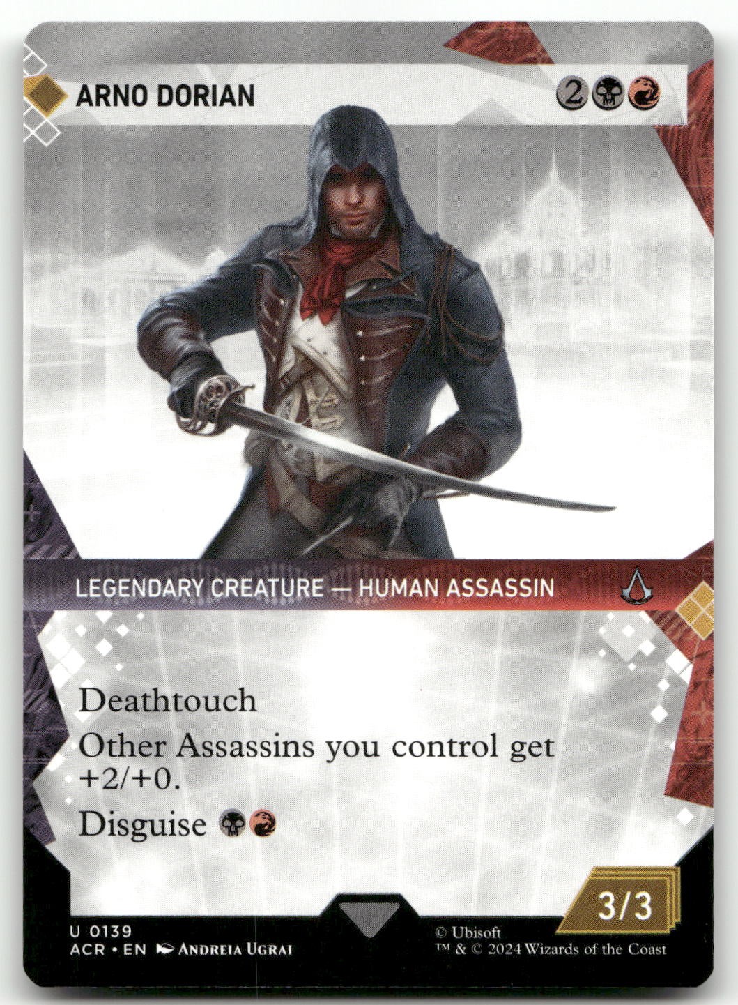Arno Dorian (Showcase) #139 (NM) Assassin’s Creed ACR Magic MTG