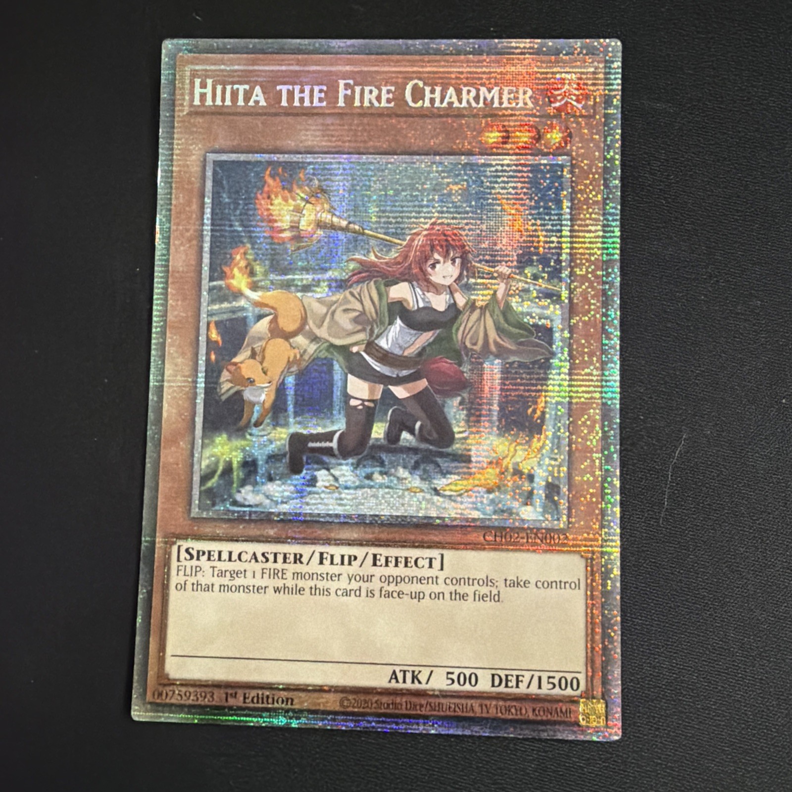 Hiita the Fire Charmer (Starlight Rare) CH02-EN002 The Chronicles Deck:…