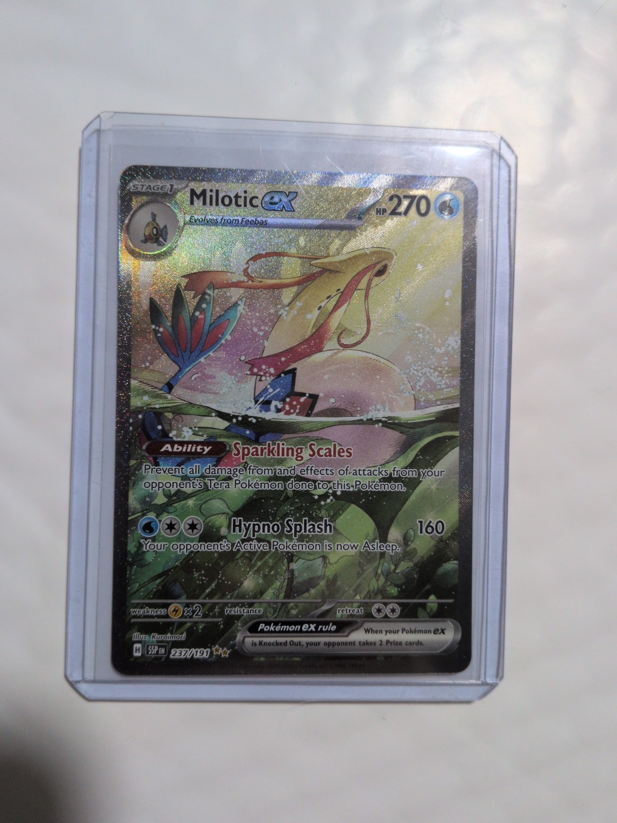 Milotic ex 237/191 Sv08: Surging Sparks Holo