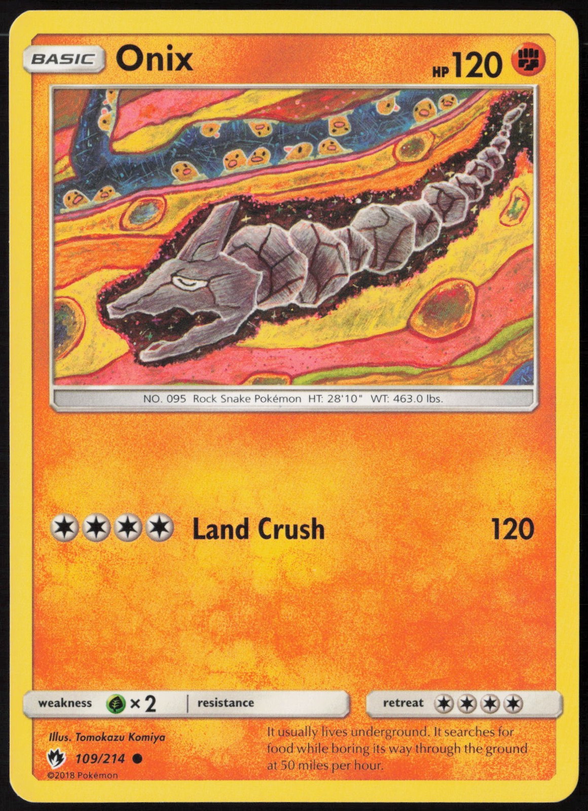 Onix SM – Lost Thunder Regular 109/214