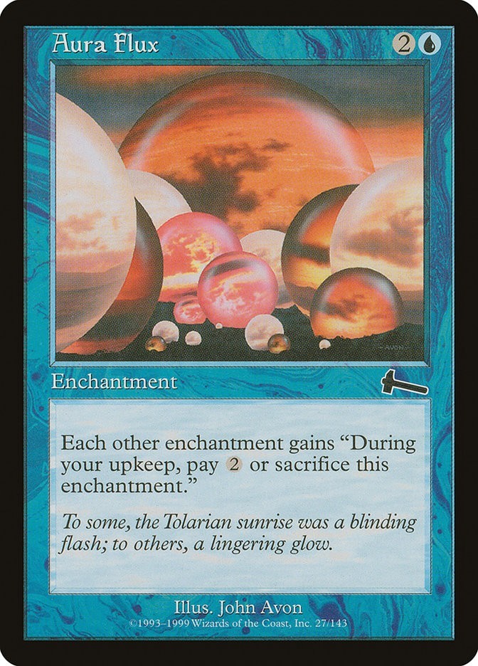 Urza’s Legacy Aura Flux MTG Magic the Gathering NM