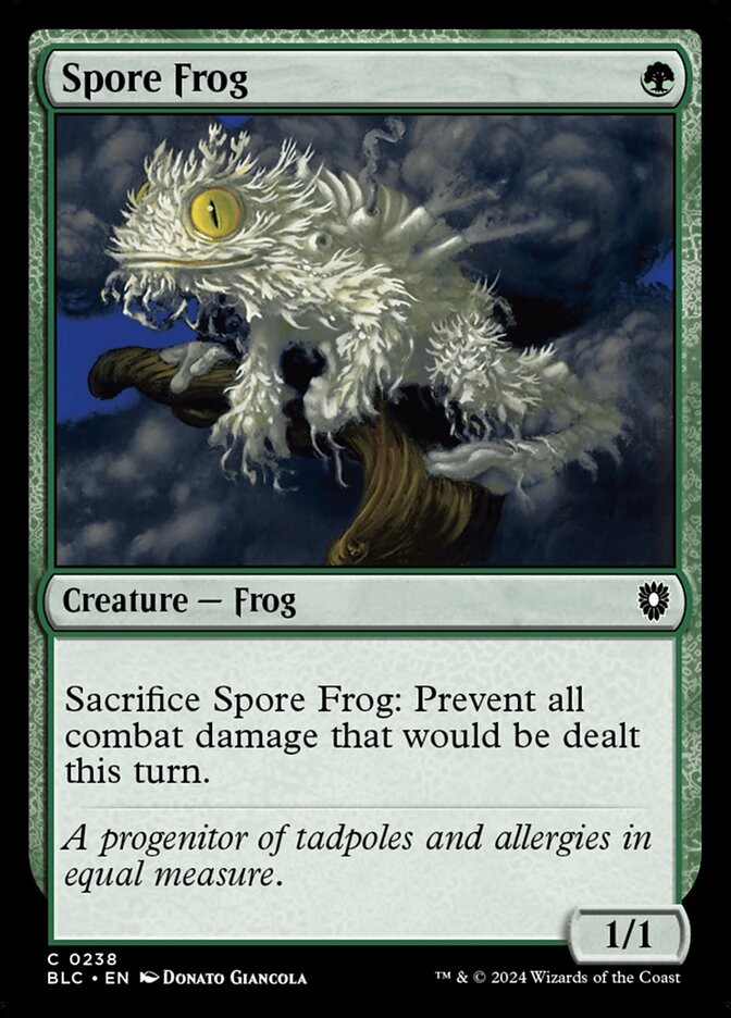 Spore Frog 238 NM Bloomburrow Commander MTG