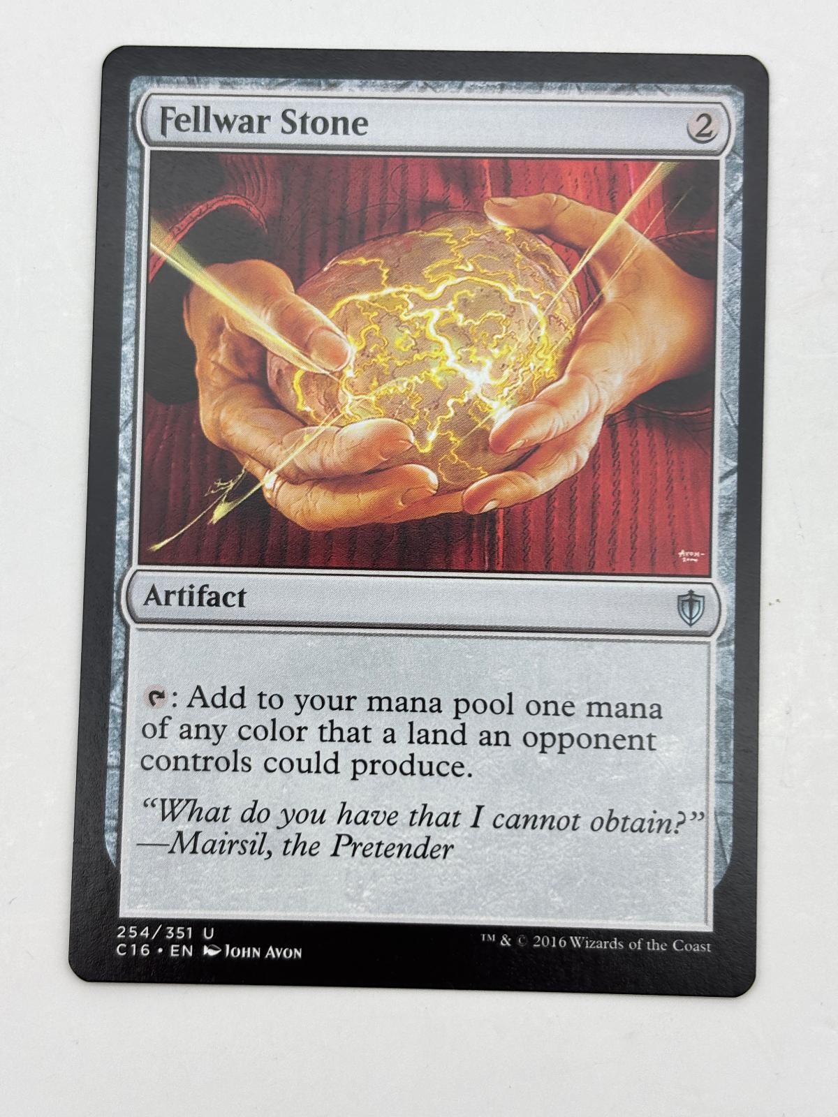 Fellwar Stone 254 Uncommon Commander 2016 Magic: The Gathering Near Mint