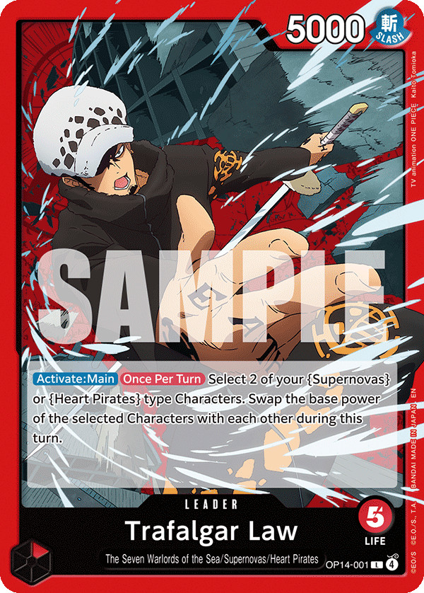 OP14 Singles – One Piece Card Game English OP-14 OPTCG Select Cards – L R SR SEC