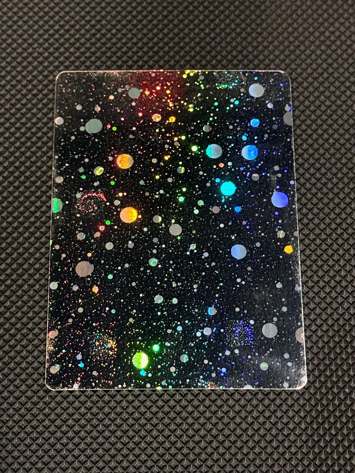 Authentic Blank Pokémon Holographic Card w Cosmos Holo Pattern (High Quality!)
