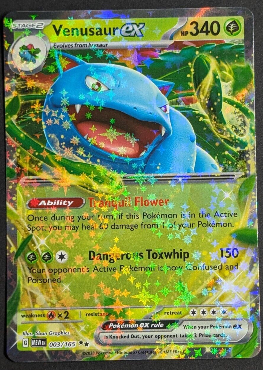 Venusaur ex NM 003/165 Scarlet & Violet 151 Pokemon Card