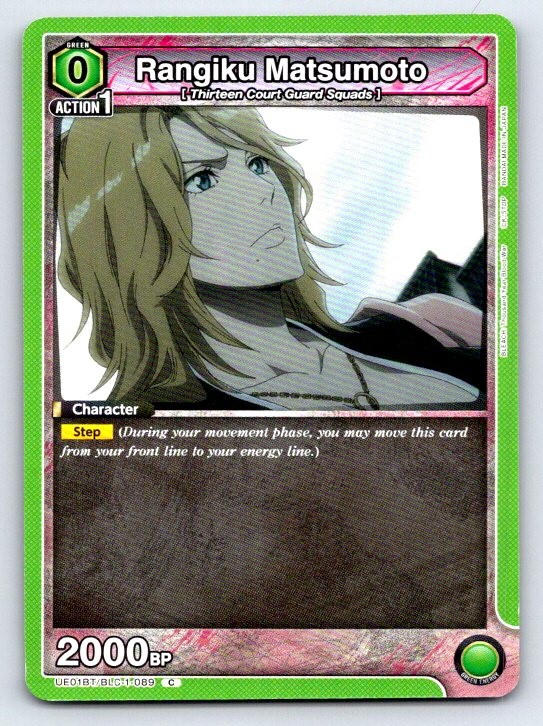 Rangiku Matsumoto (089) C UE01BT: BLEACH: Thousand-Year Blood War Union Arena