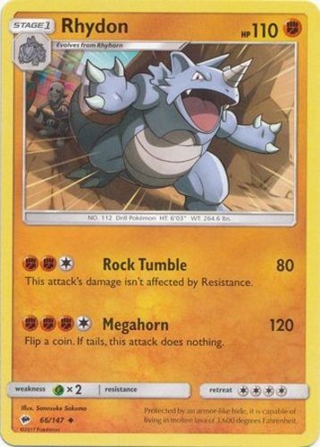 Rhydon – 66/147 – Uncommon – Lightly Played