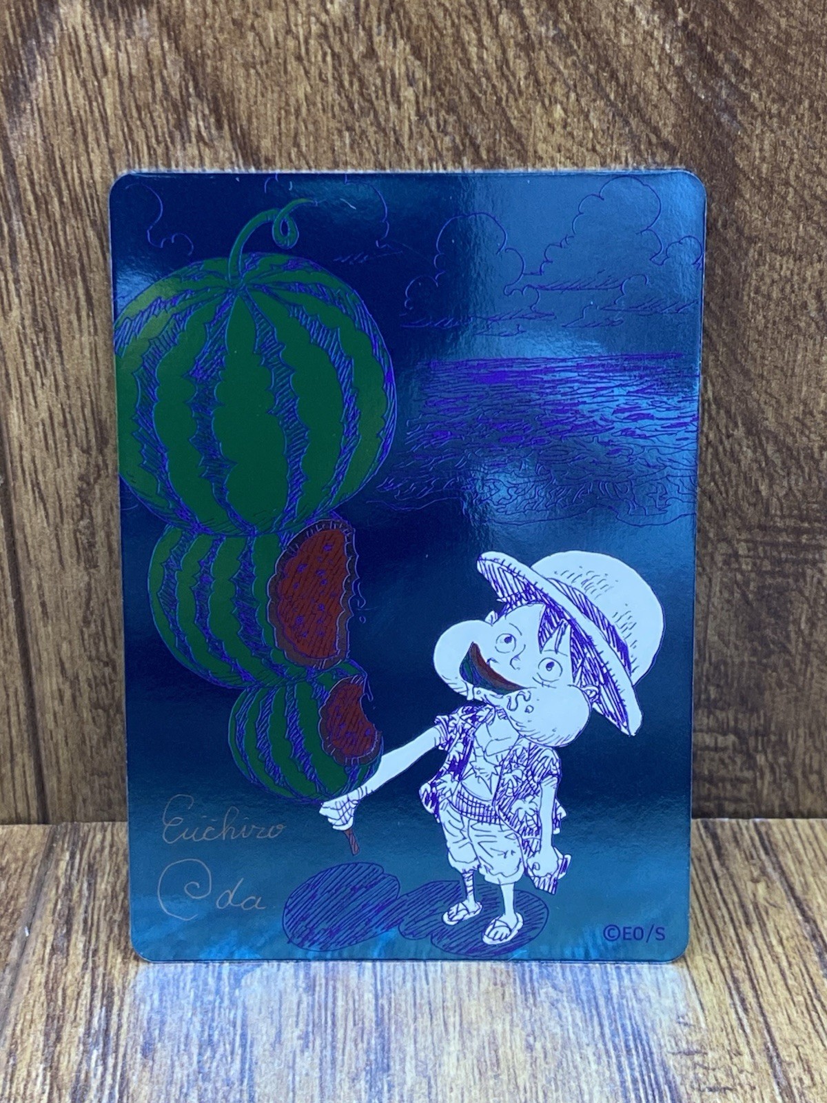 (In Hand) ONE PIECE Metakira Card Luffy Watermelon NatsuComi Promo US SELLER