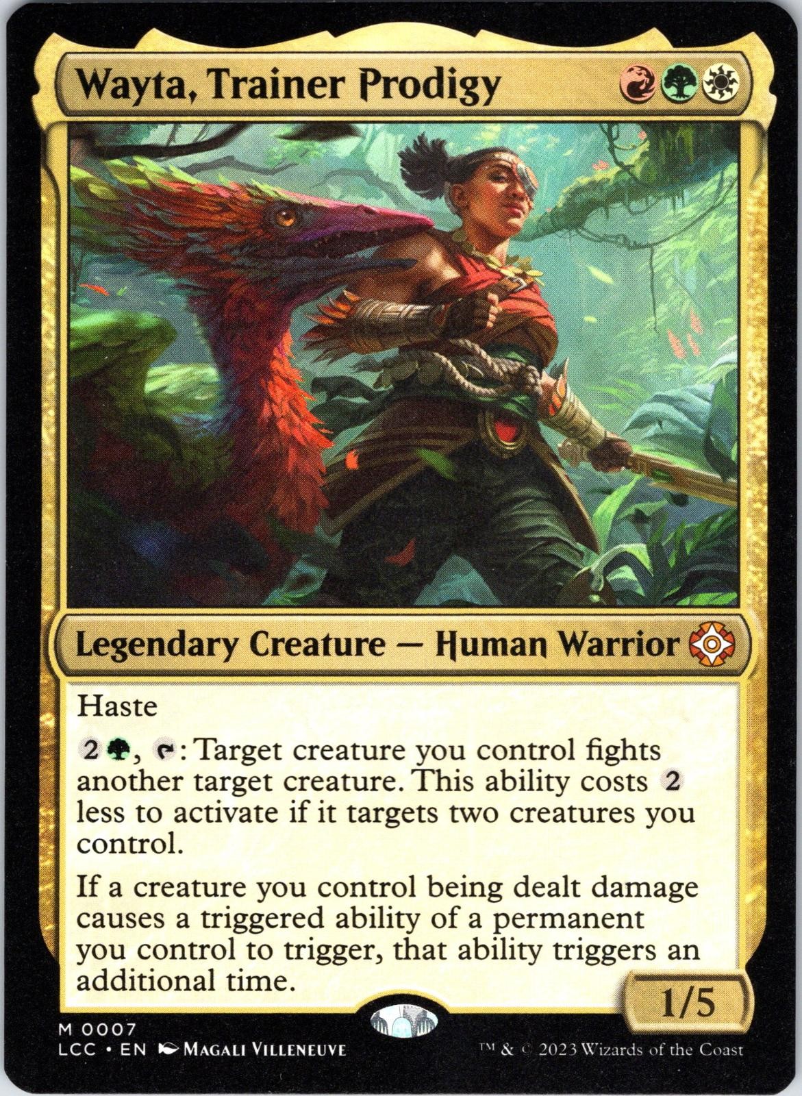 Wayta, Trainer Prodigy 7 Commander: The Lost Caverns of Ixalan NM