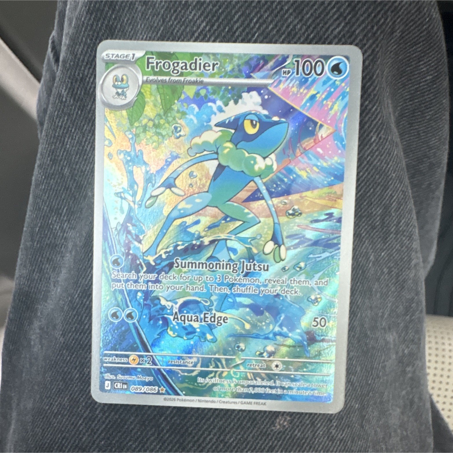 Frogadier Invasion 089/086 Holo Rare Stage 1 100 HP Pokemon TCG English