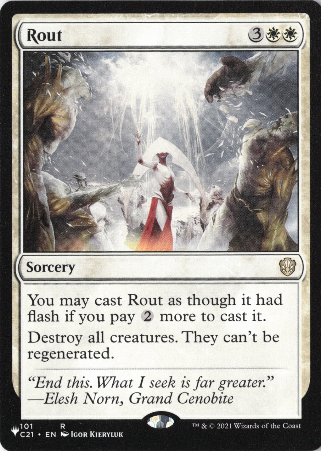 Rout (C21) The List Reprints Normal NM 101/081