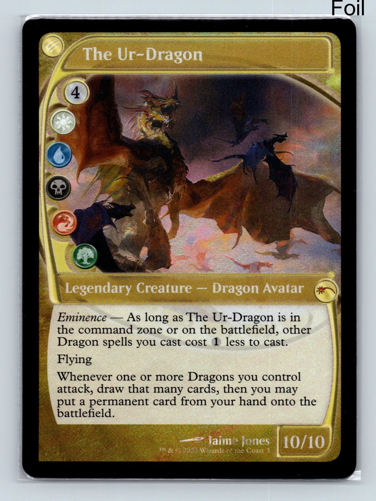 MTG The Ur-Dragon (Future Sight) Foil M MagicFest Cards 3 NM