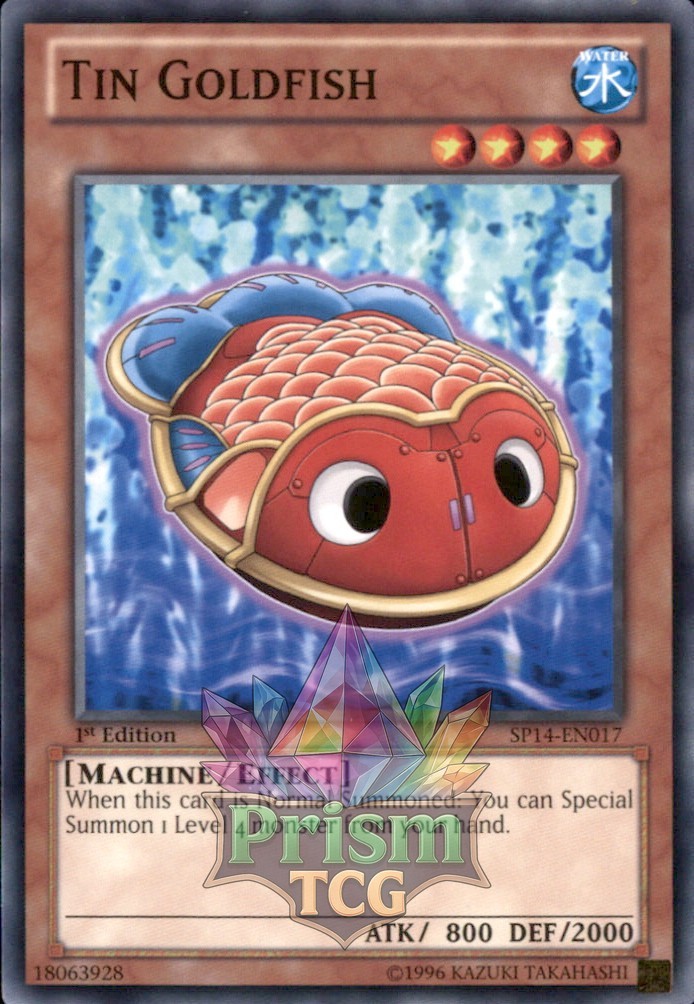 1st Ed Tin Goldfish SP14-EN017 Yugioh