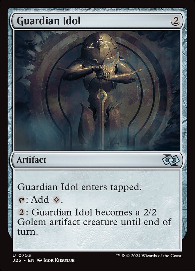 Guardian Idol 753 J25 Foundations Jumpstart MTG Colorless Kieryluk Artifact NM