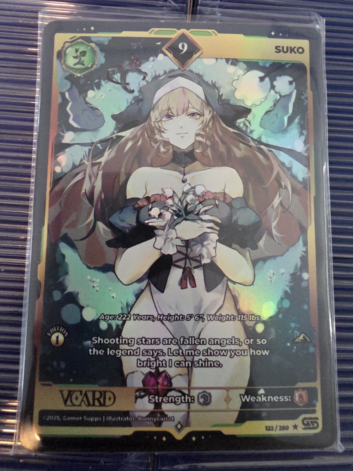 Suko 9 Holo First (1st) Edition Awakened Worlds Card GamerSupps VCard 122/250