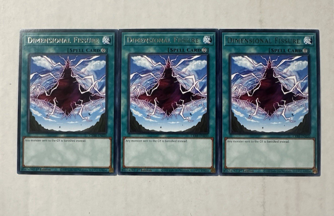 3x Dimensional Fissure Rare CRBR-EN030 NM Crossover Breakers playset