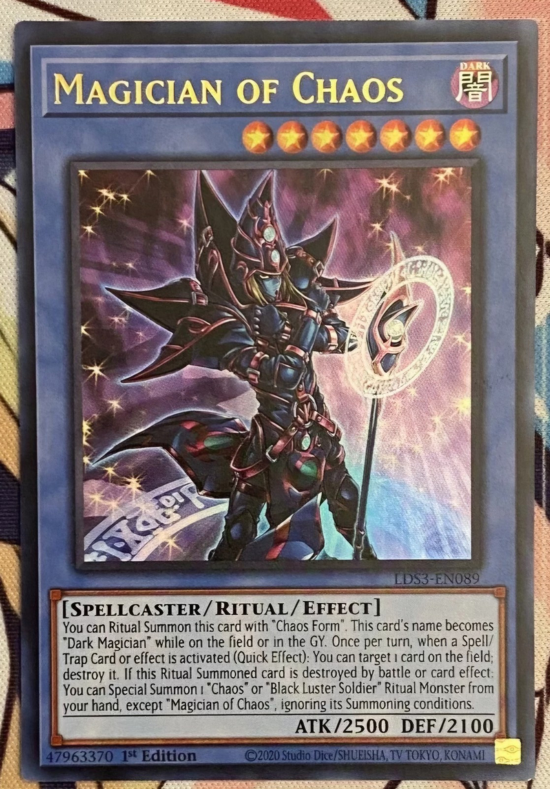 Yugioh Magician Of Chaos Ultra Rare 1st Edition NM LDS3