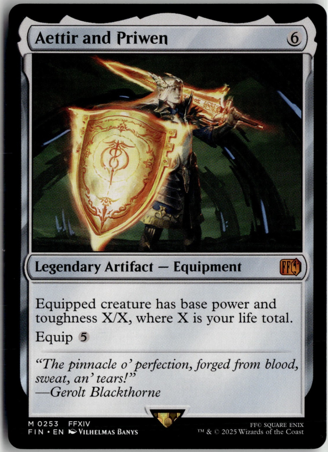 Aettir and Priwen 0253 Final Fantasy FF MTG Magic The Gathering Card NM