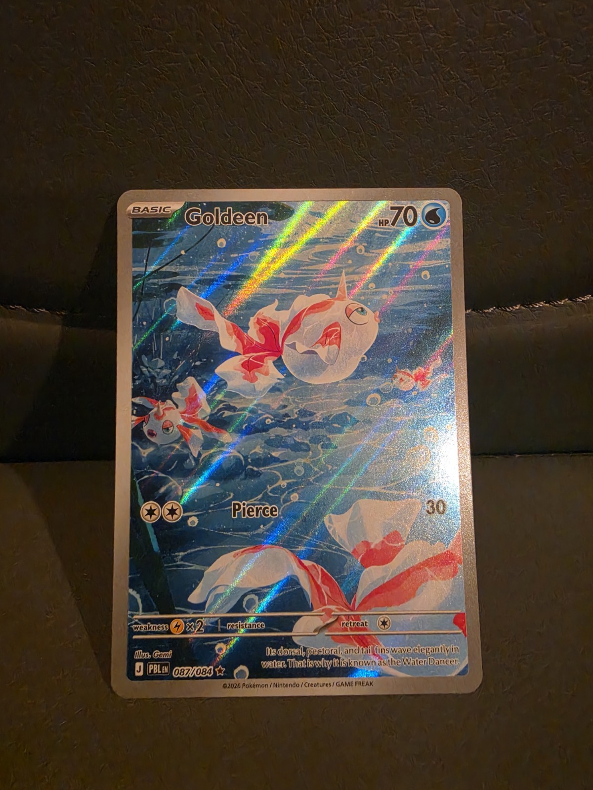 Pokémon TCG Pitch Black Goldeen 87/84 Full Art English Illustration Rare