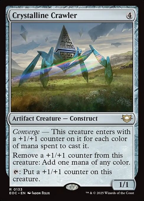 Crystalline Crawler 133 R Normal EOC MTG NM