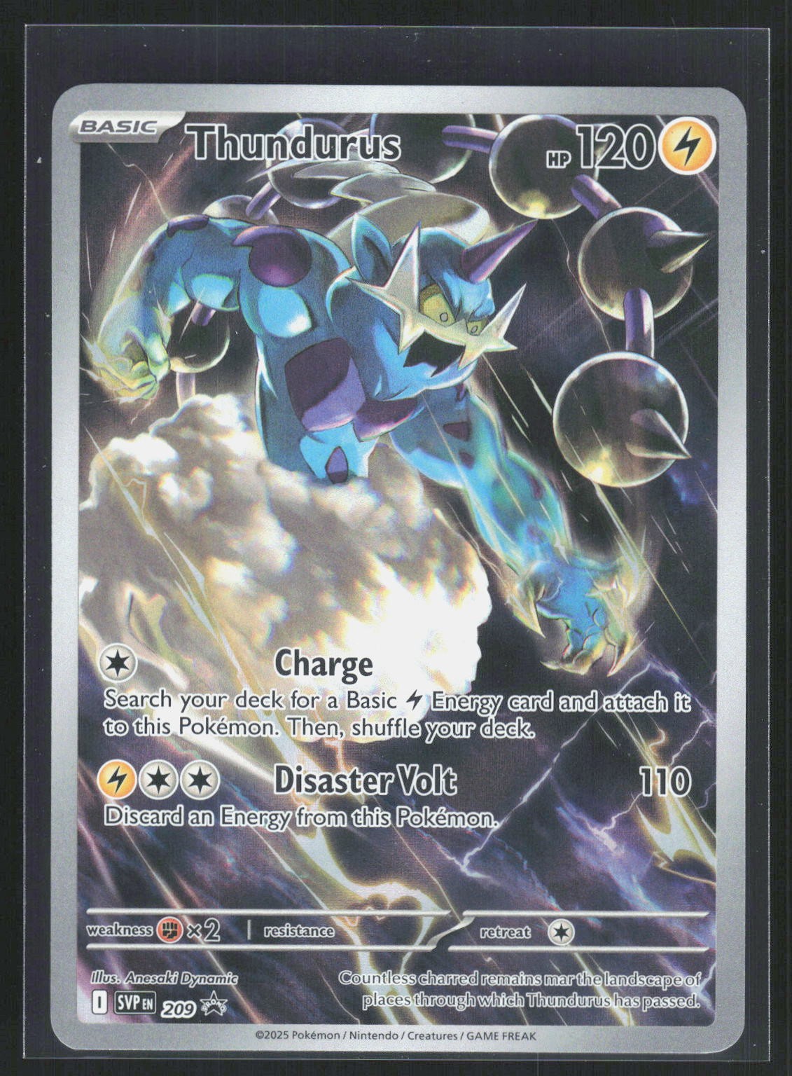 Thundurus Holo Promo SV: Scarlet & Violet Promo Cards 209 NM
