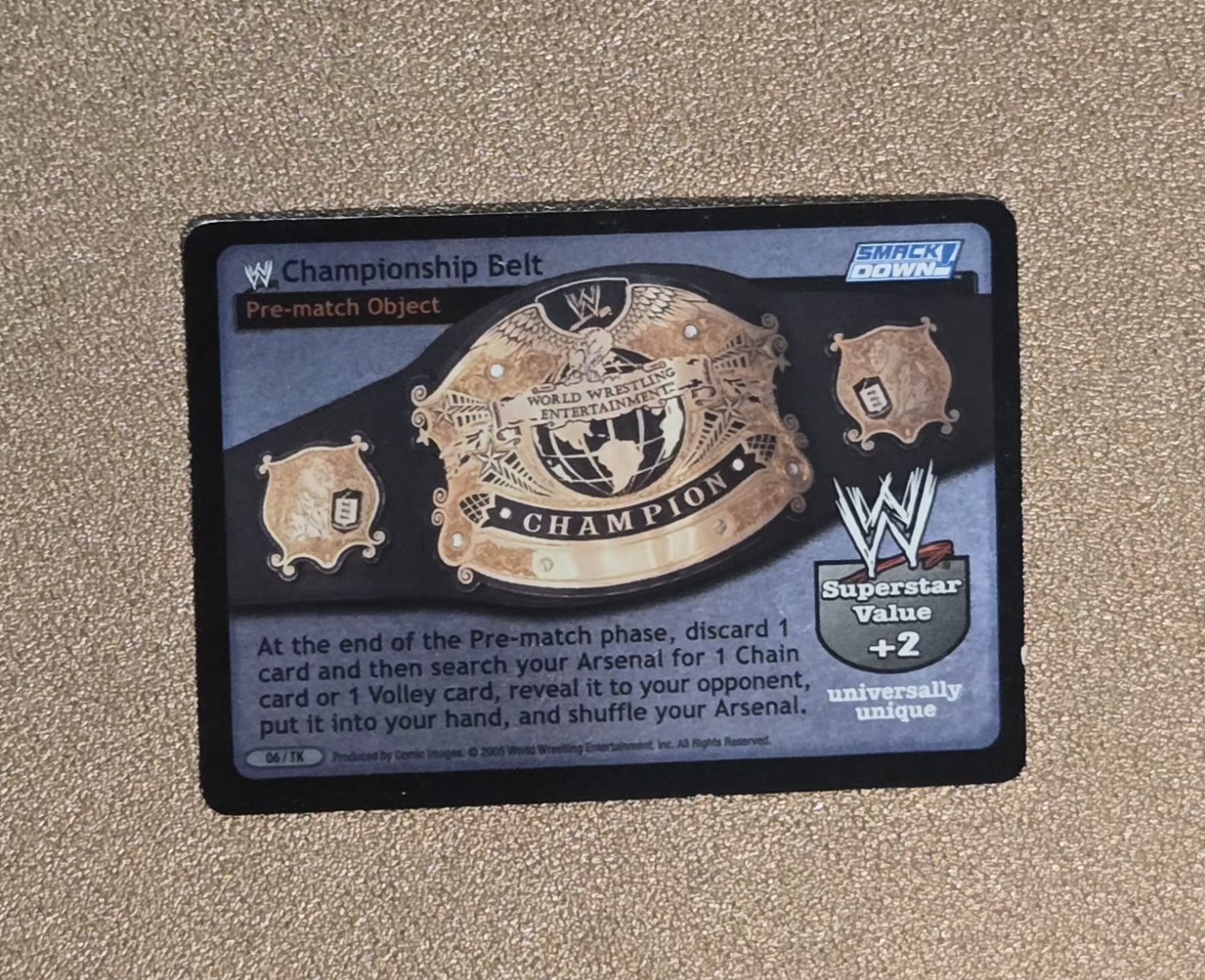 WWE Raw Deal CCG: WWE Championship Belt