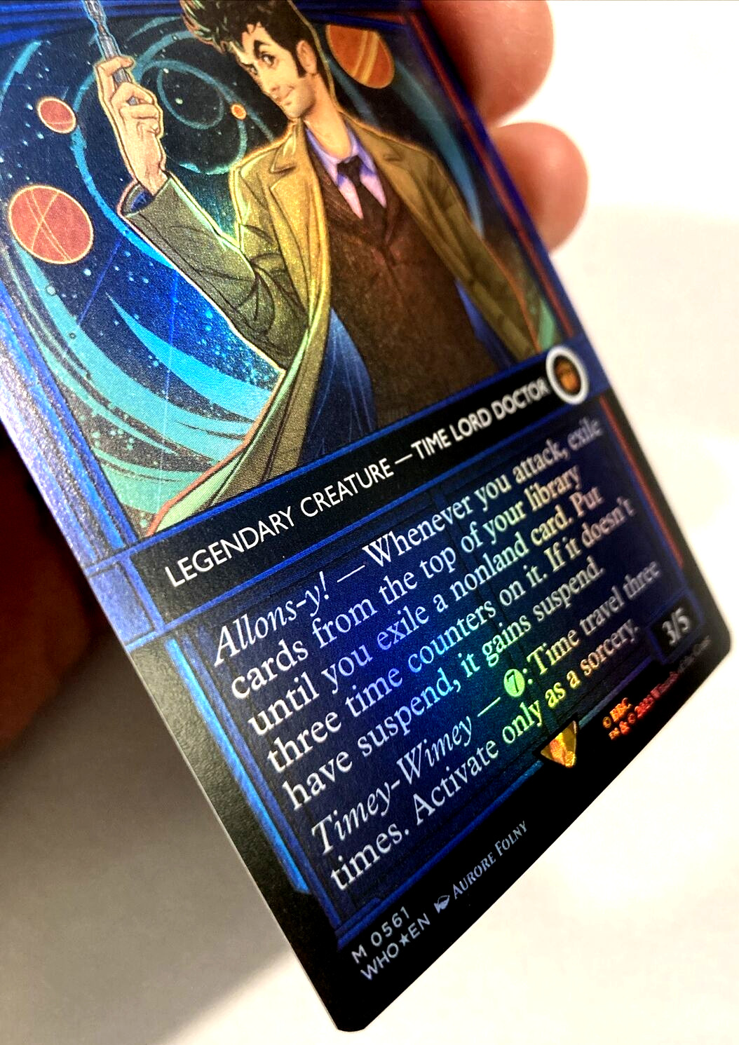 MTG The Tenth Doctor *SHOWCASE FOIL* Doctor Who 0561 NM
