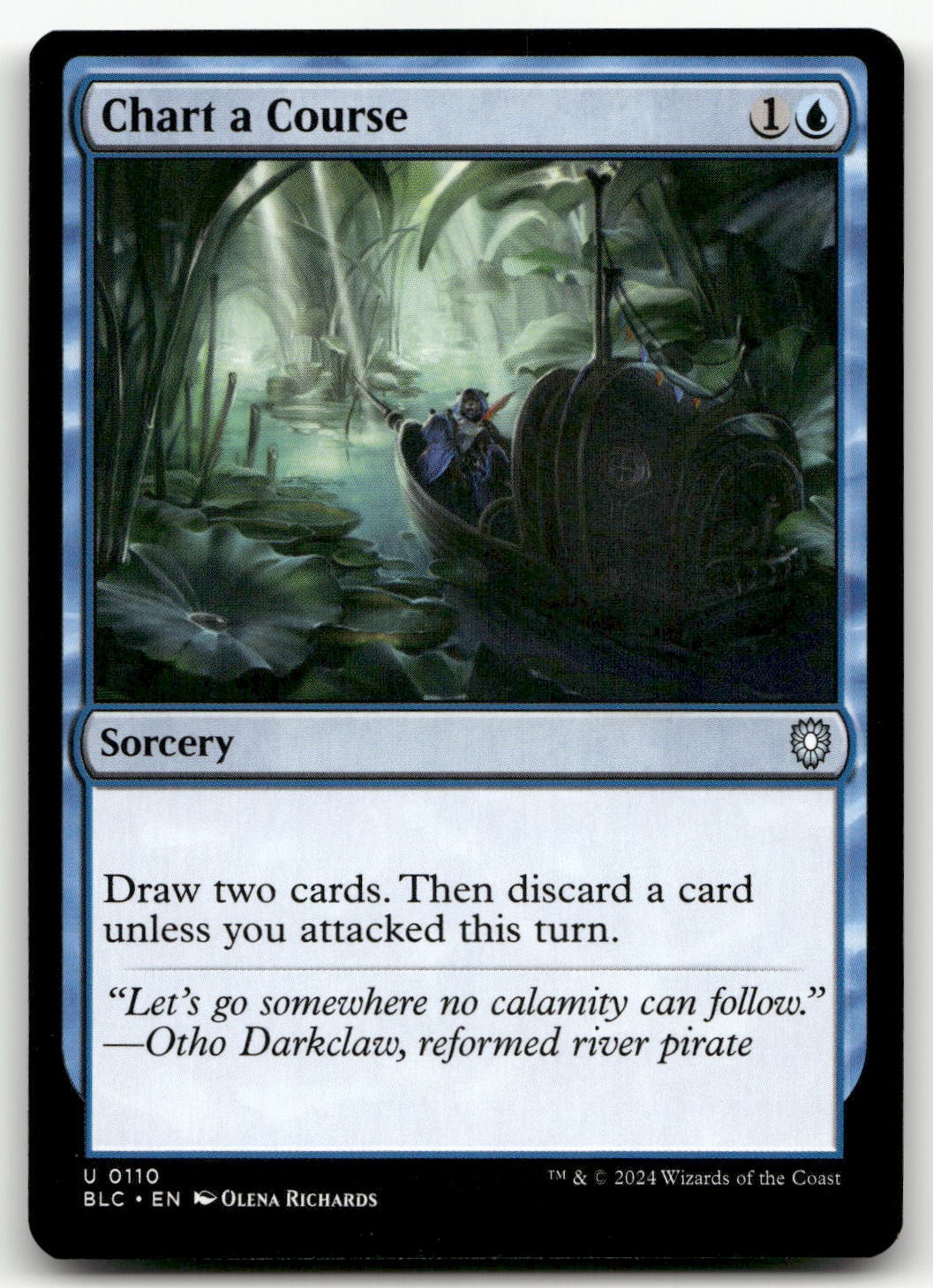 Chart a Course #110 (NM) Bloomburrow BLC Magic MTG