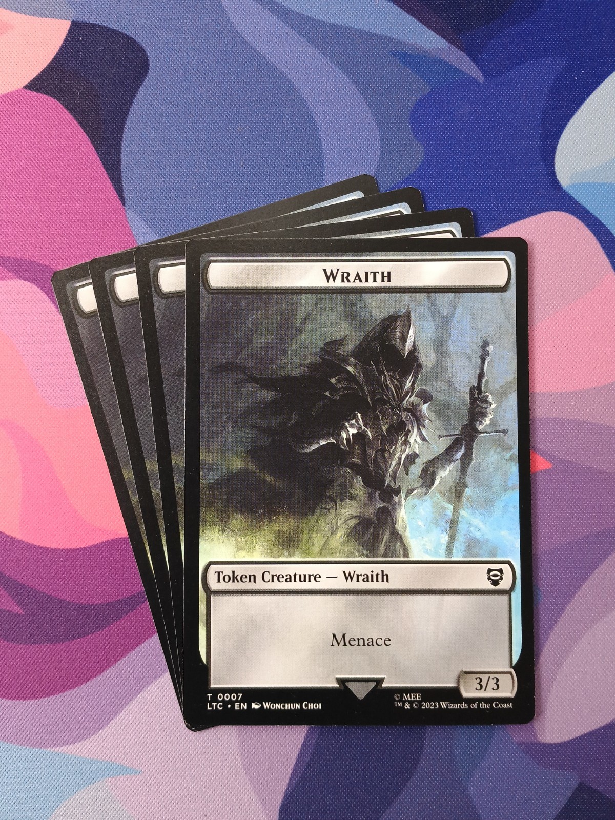 Wraith Token x 4 | 7% Off 2+ | UB: Lord of the Rings | NM | MTG