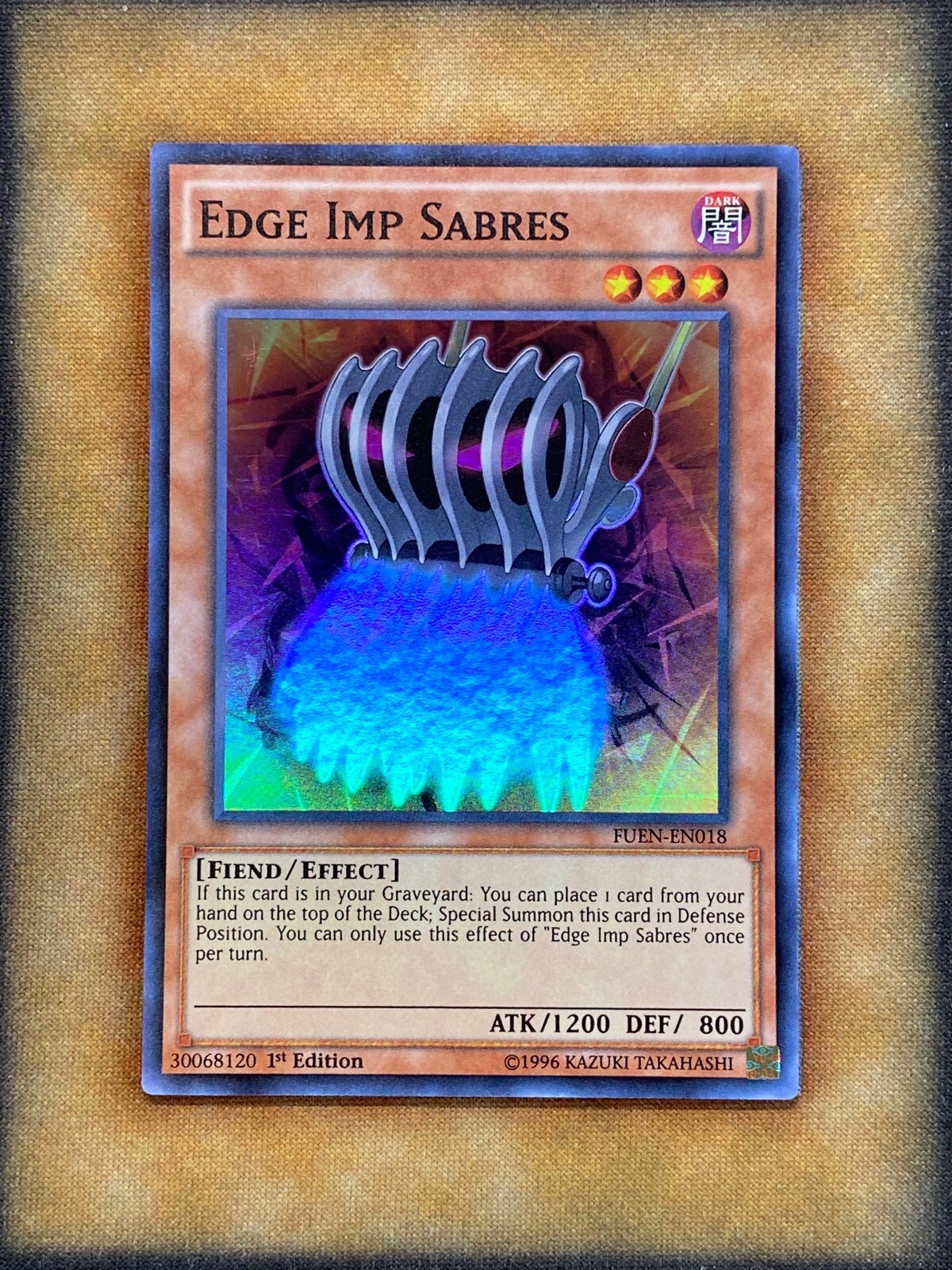 Yugioh Edge Imp Sabres FUEN-EN018 Super Rare 1st Ed NM