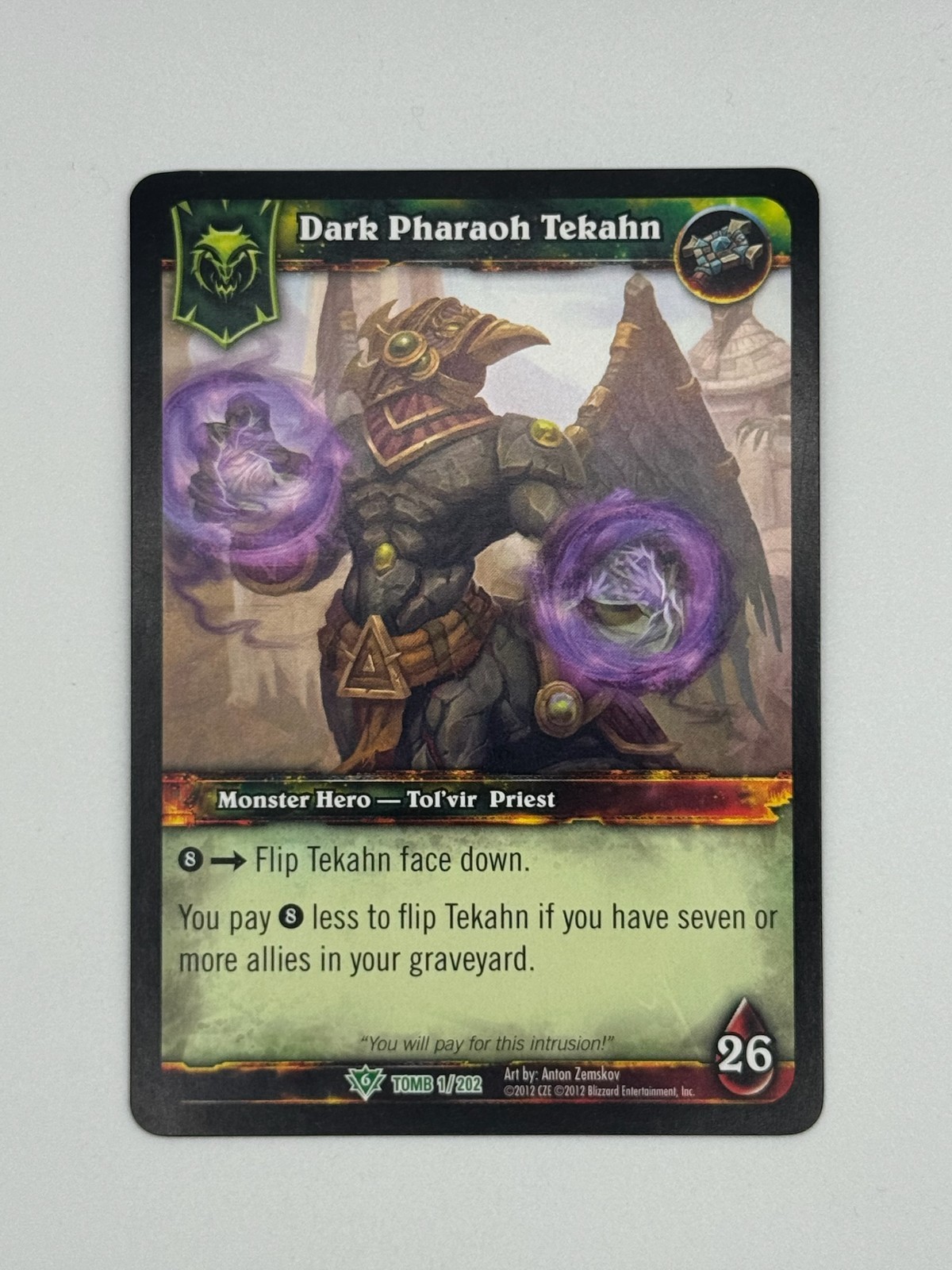 World of Warcraft TCG Tomb of the Forgotten Set Singles – You Pick