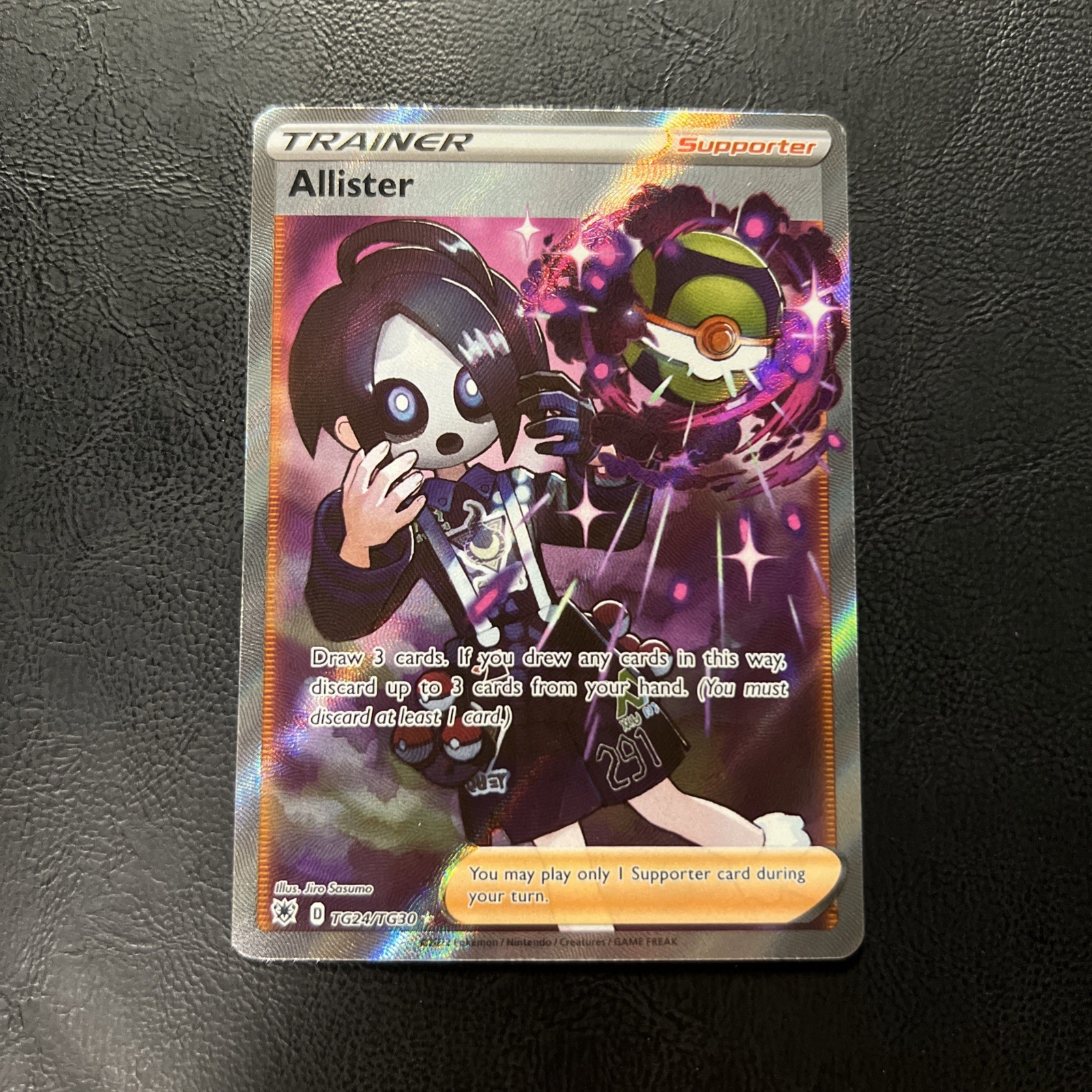 Pokemon TCG Allister TG24/TG30 Astral Radiance Trainer Gallery NM Condition