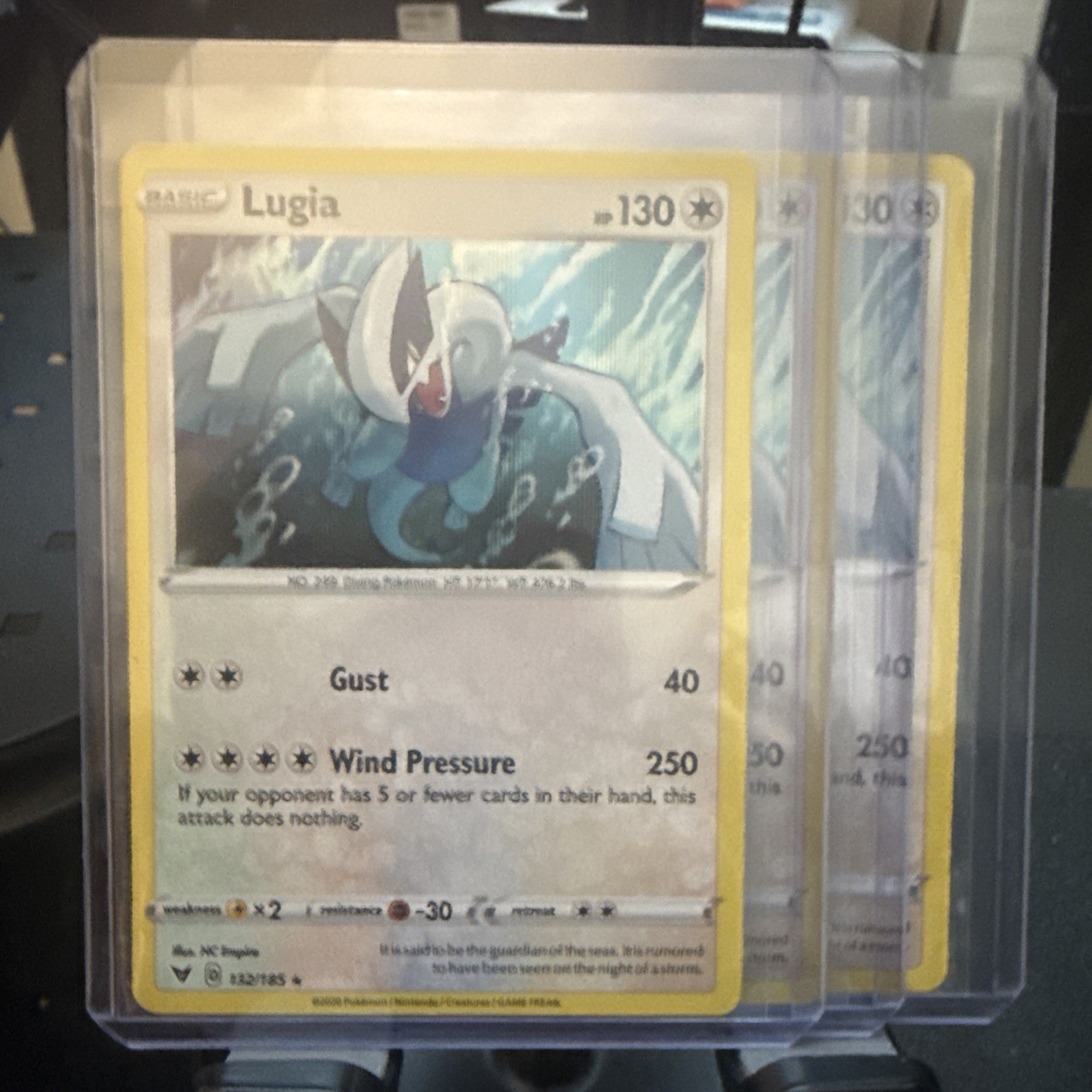 LUGIA 132/185 VIVID VOLTAGE Holo Rare Pokemon