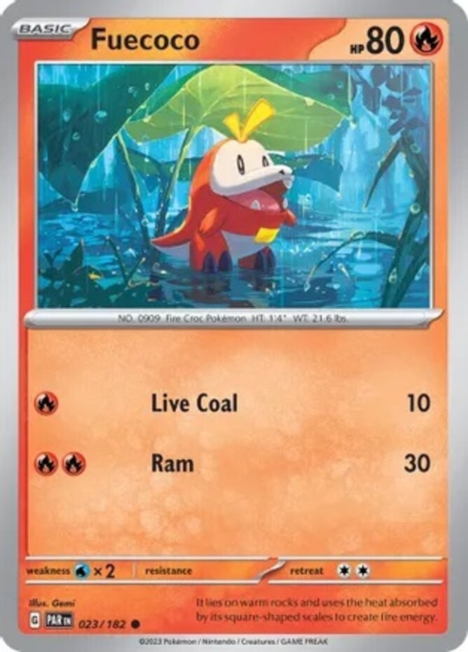 Fuecoco – 023/182 – Common – Near Mint