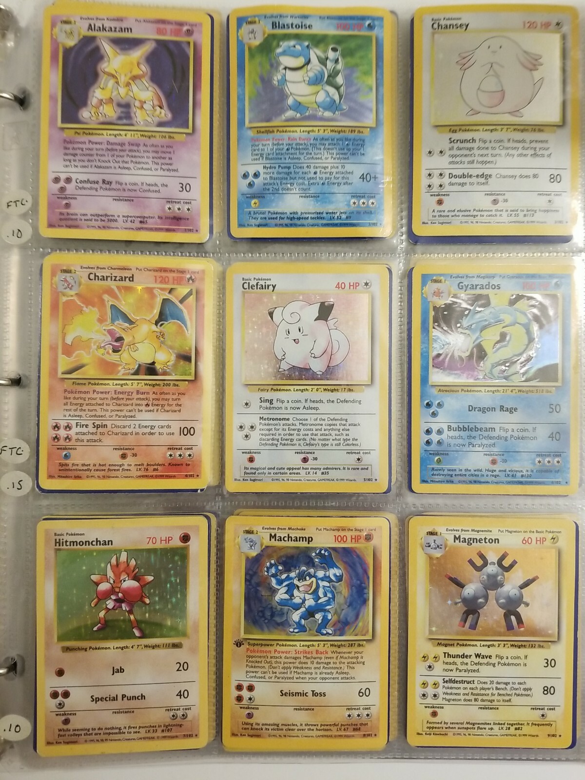 Pokemon – 1999 Base Set – Unlimited & Shadowless Vintage WoTC – Choose Your Card