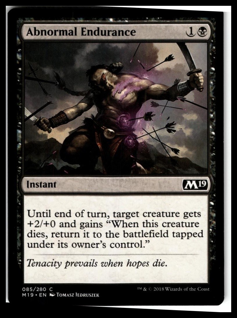 Core Set 2019 #85 Abnormal Endurance
