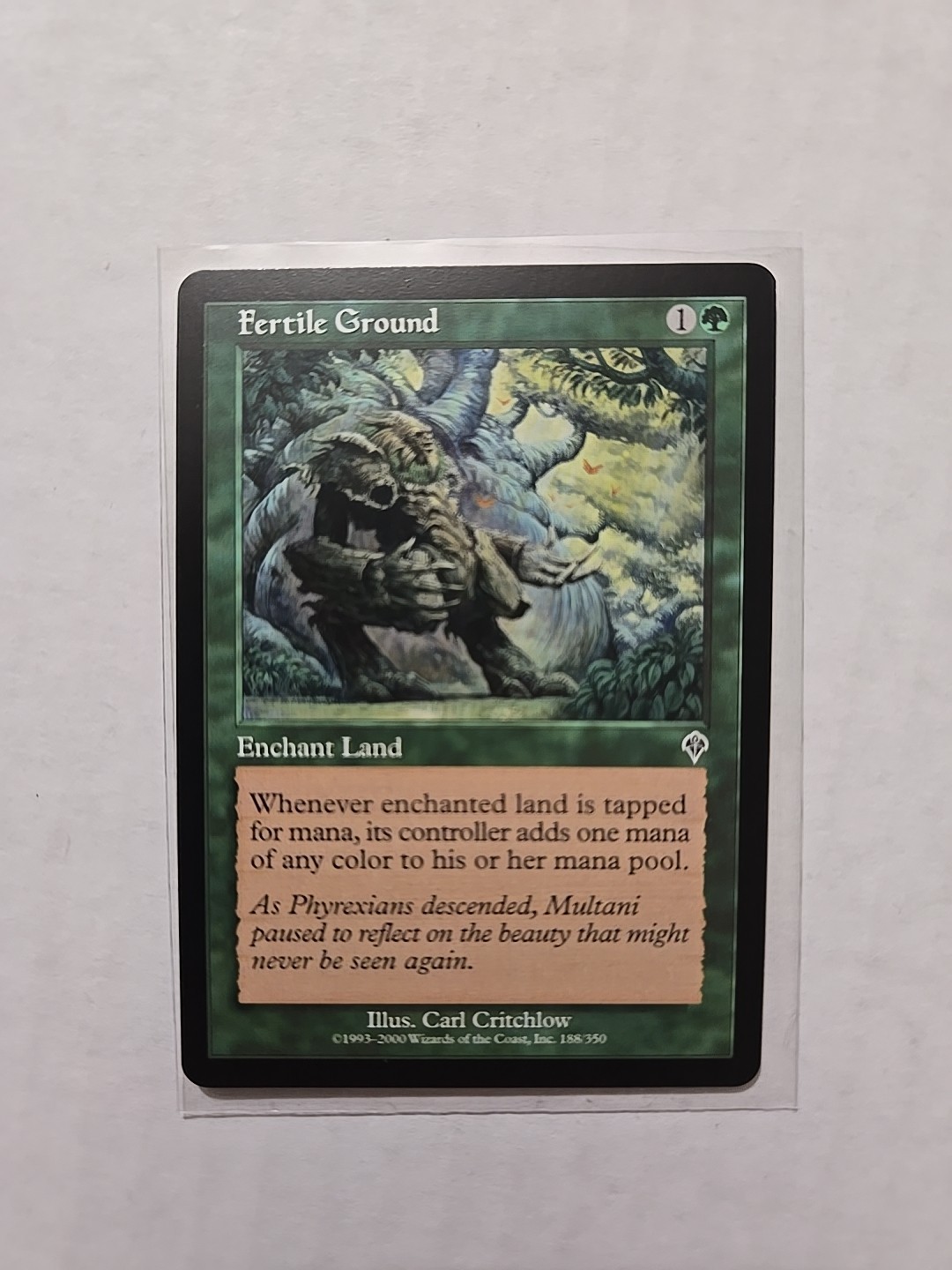 Fertile Ground – Invasion – LP – MTG Magic – Common – Enchant Land