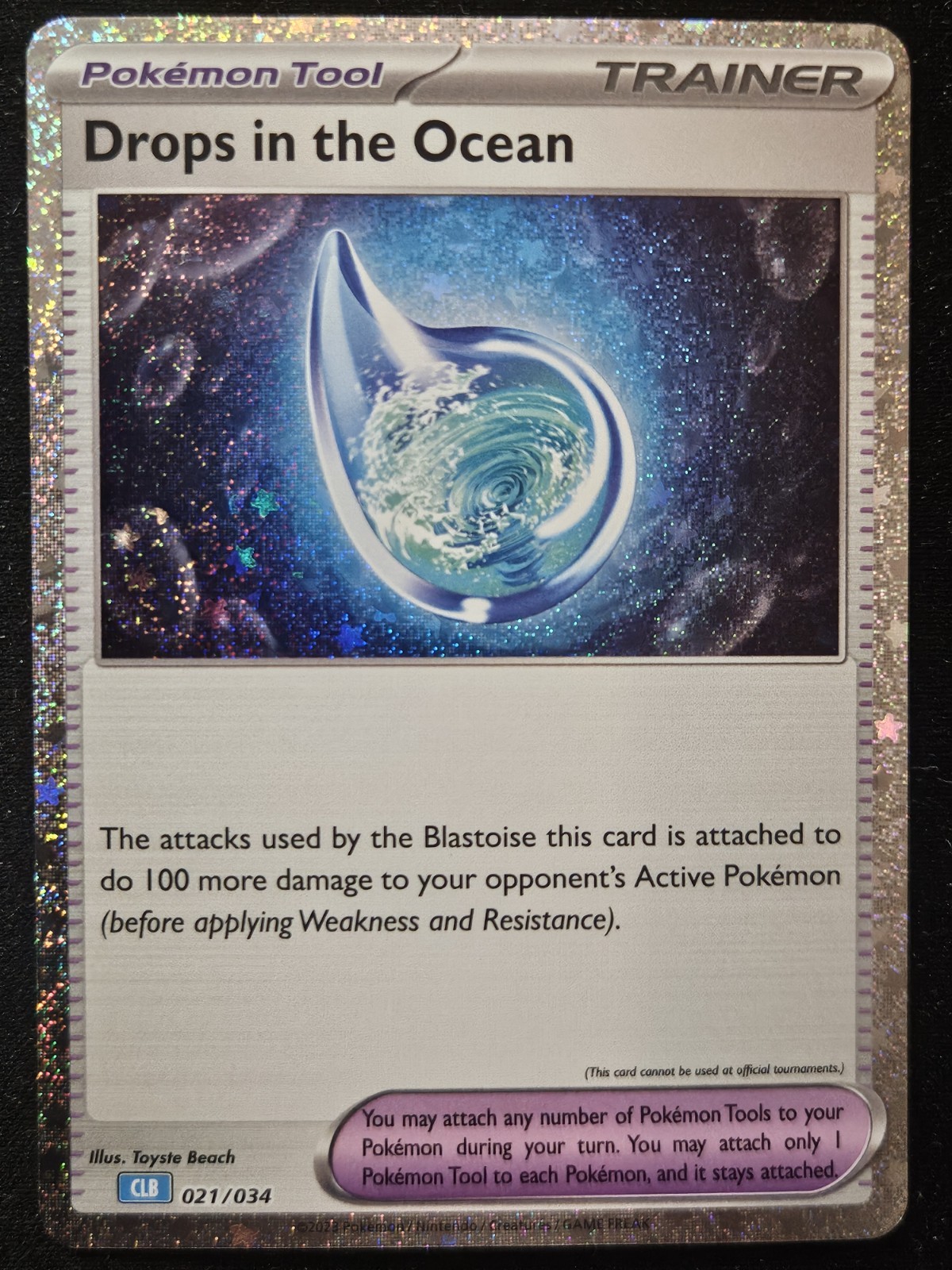 Drops In The Ocean 021/034 CLB Classic Box Blastoise Deck Holo Pokémon 2023 NM