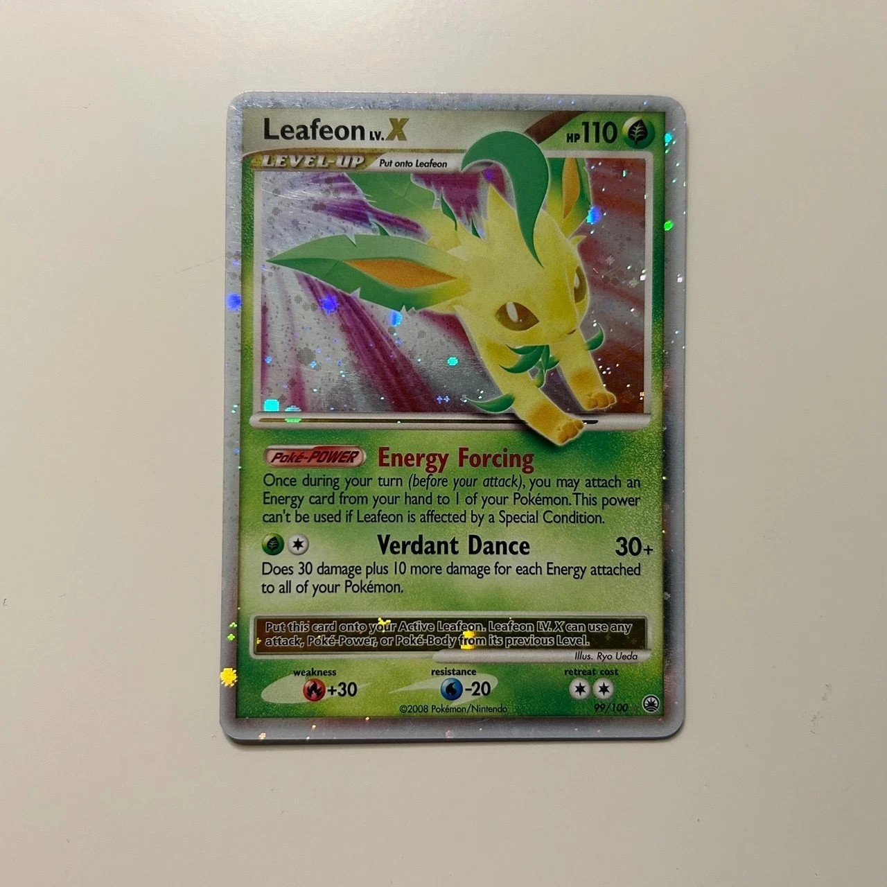 Leafeon LV.X 99/100 Majestic Dawn Holo – LP