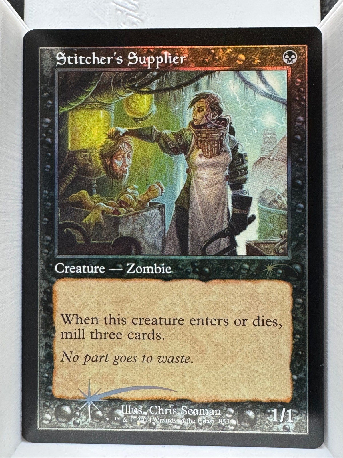 Stitcher’s Supplier (Retro Frame) Foil P Secret Lair Drop Series 853 NM