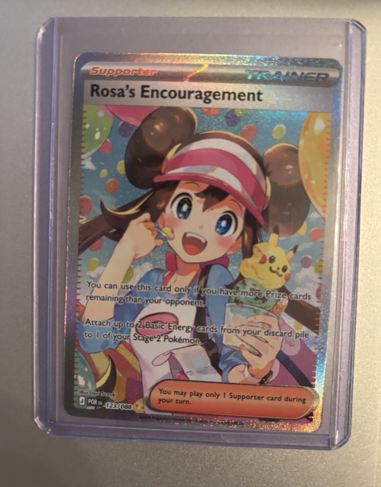 Pokémon Rosa’s Encouragement 123/088 PACK FRESH