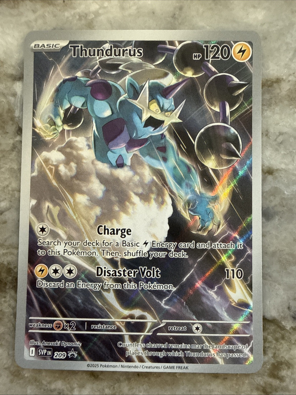 Thundurus 209 Pokemon Sv: Scarlet & Violet Promo Cards Holo
