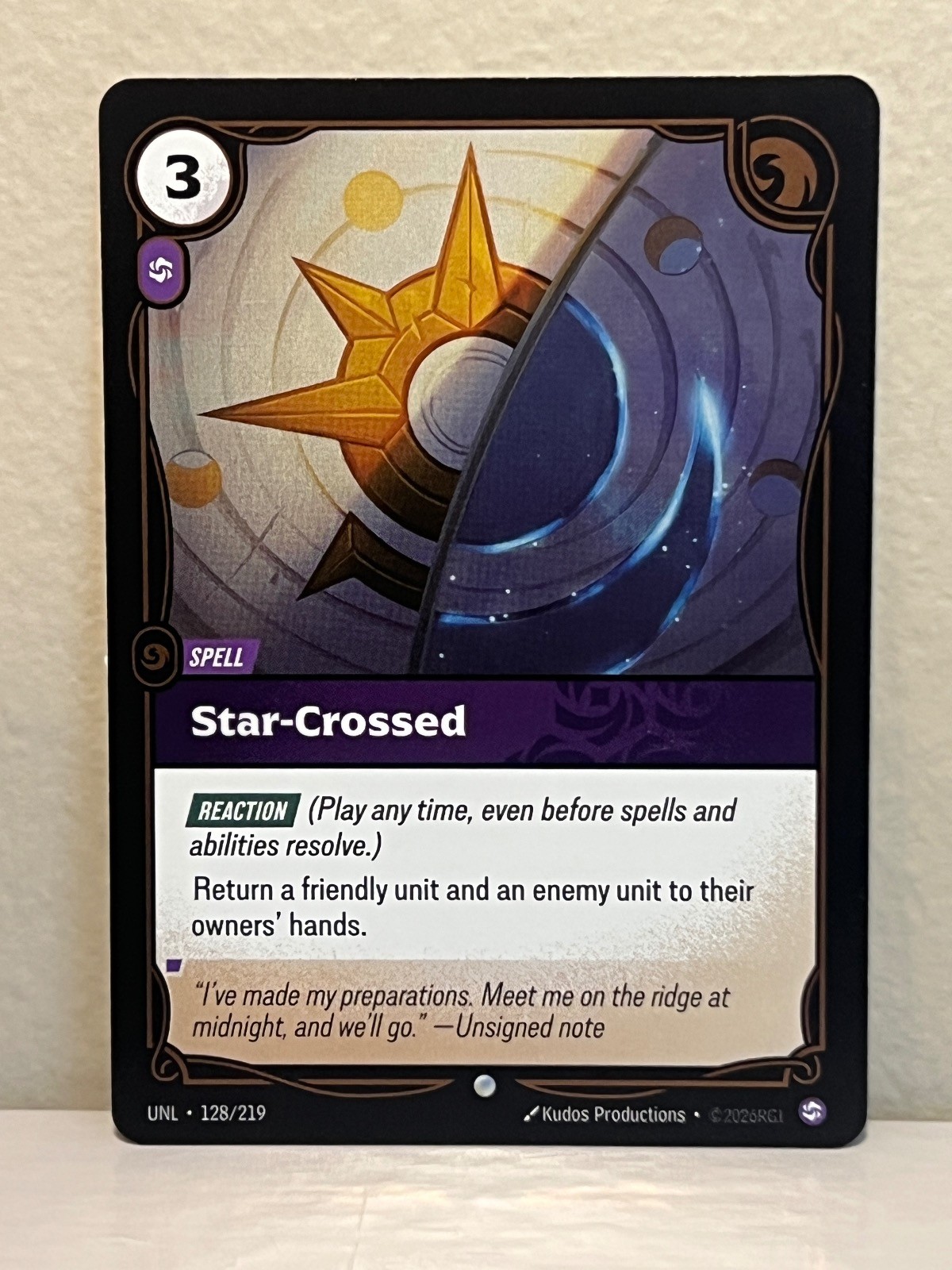 Star-Crossed 128/219 Common Unleashed Riftbound Foil Near Mint