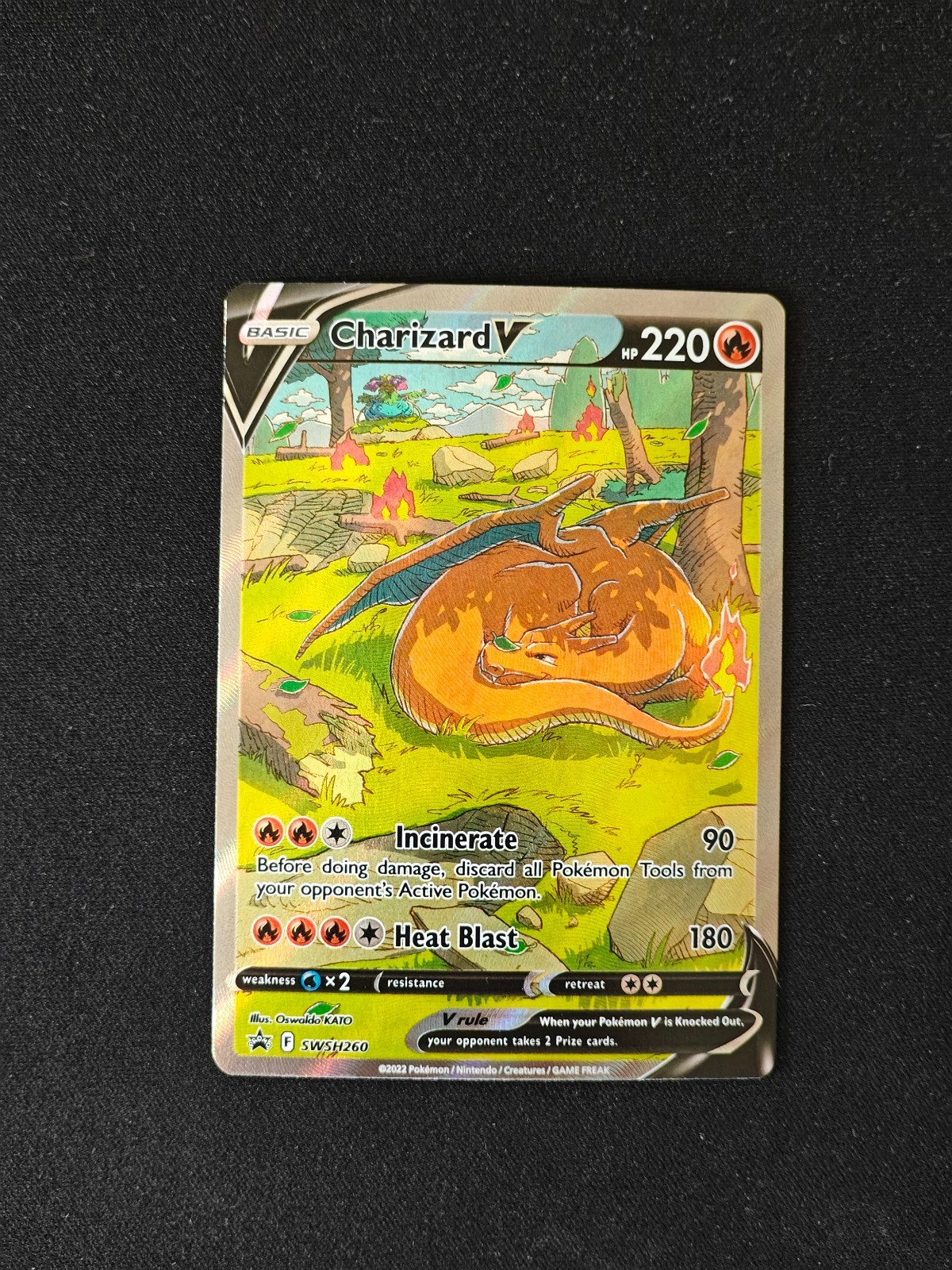 Charizard V SWSH260 Pokemon Charizard UPC Promo