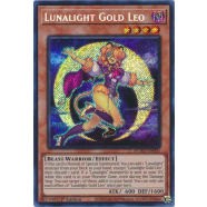Yugioh! LP Lunalight Gold Leo – DUAD-EN005 – Secret Rare – 1st Edition Lightly P