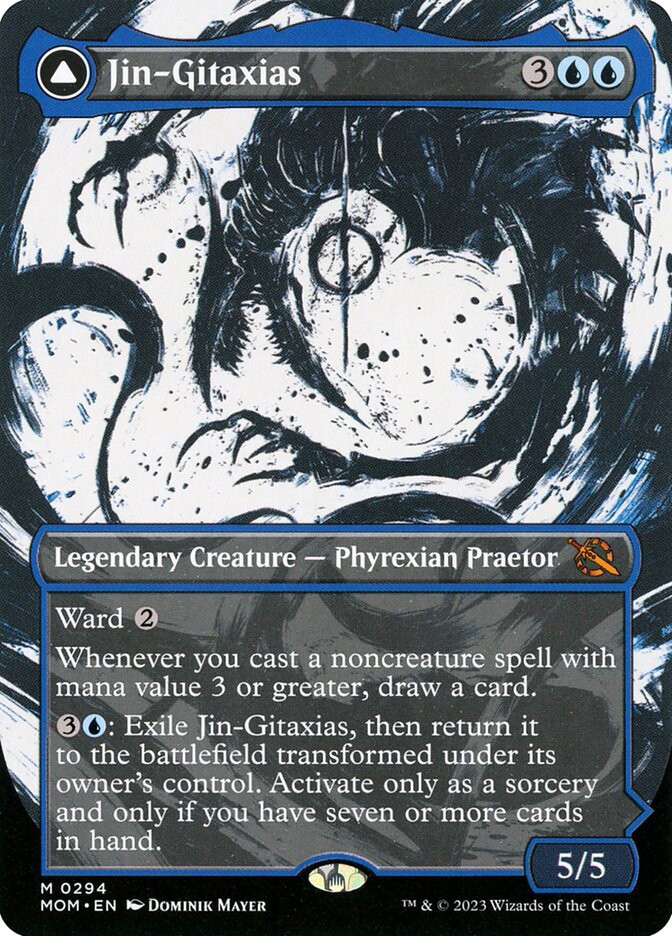 MTG Jin-Gitaxias // The Great Synthesis Showcase – March of the Machine #294